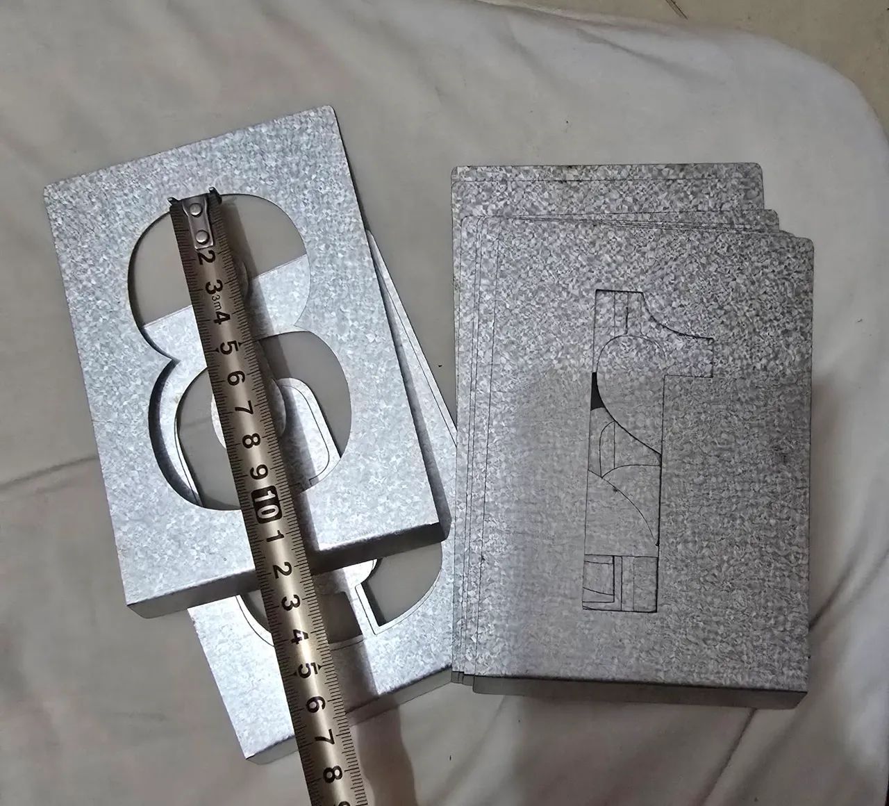 Gabaritos para pintar números na parede