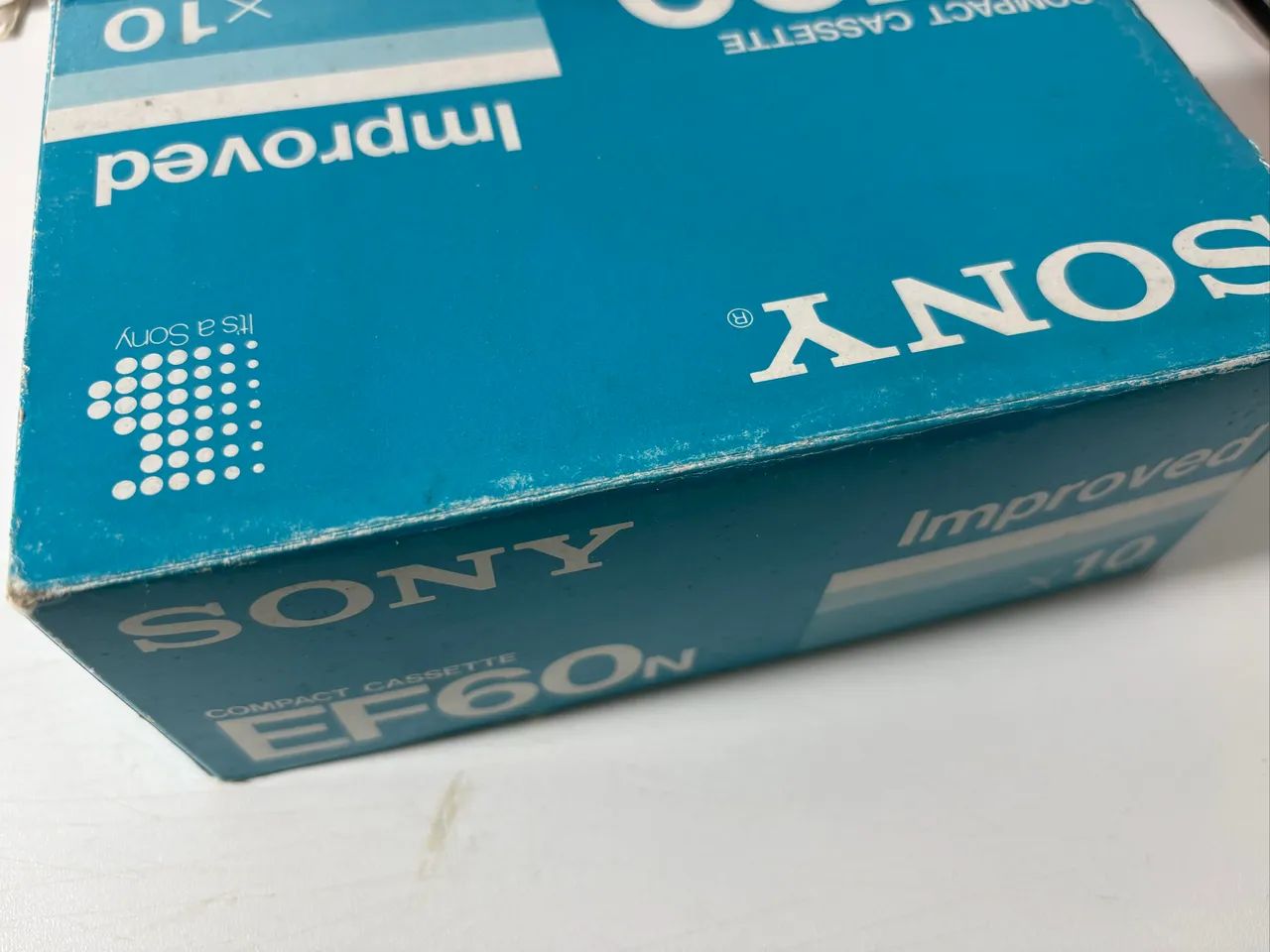 Fita cassete Sony EF 60 Improved (1985) caixa 10un - Foto 3