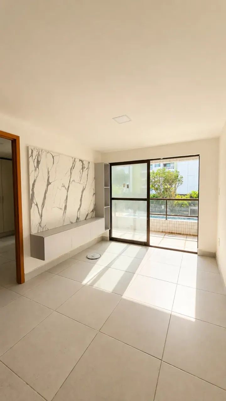 alugo apartamento 3 quartos beira mar com móveis projetados