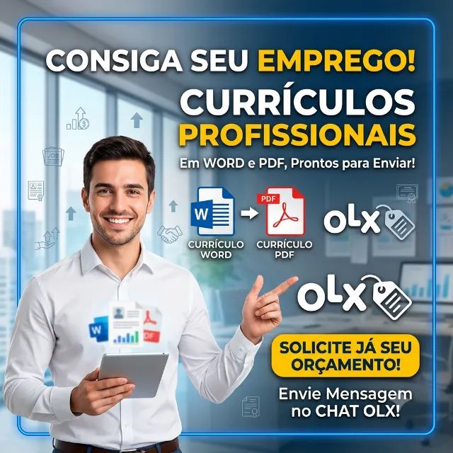 CURRÍCULO PDF WORD - 1pç