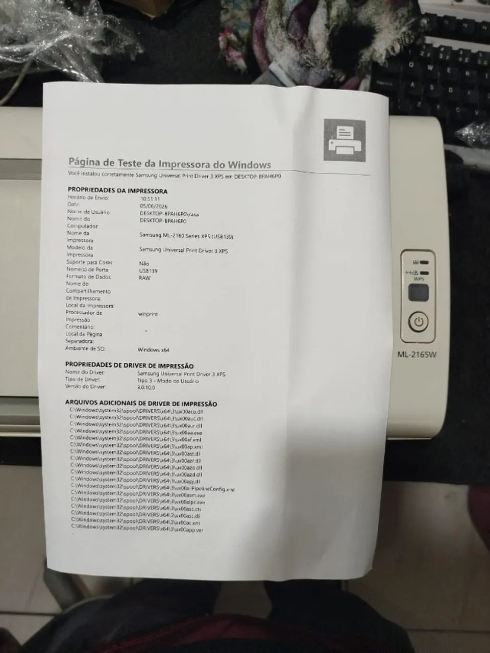 Impressora Samsung ML2165 com WIFI - Foto 3