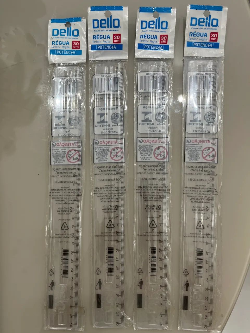 Régua Transparente 30cm