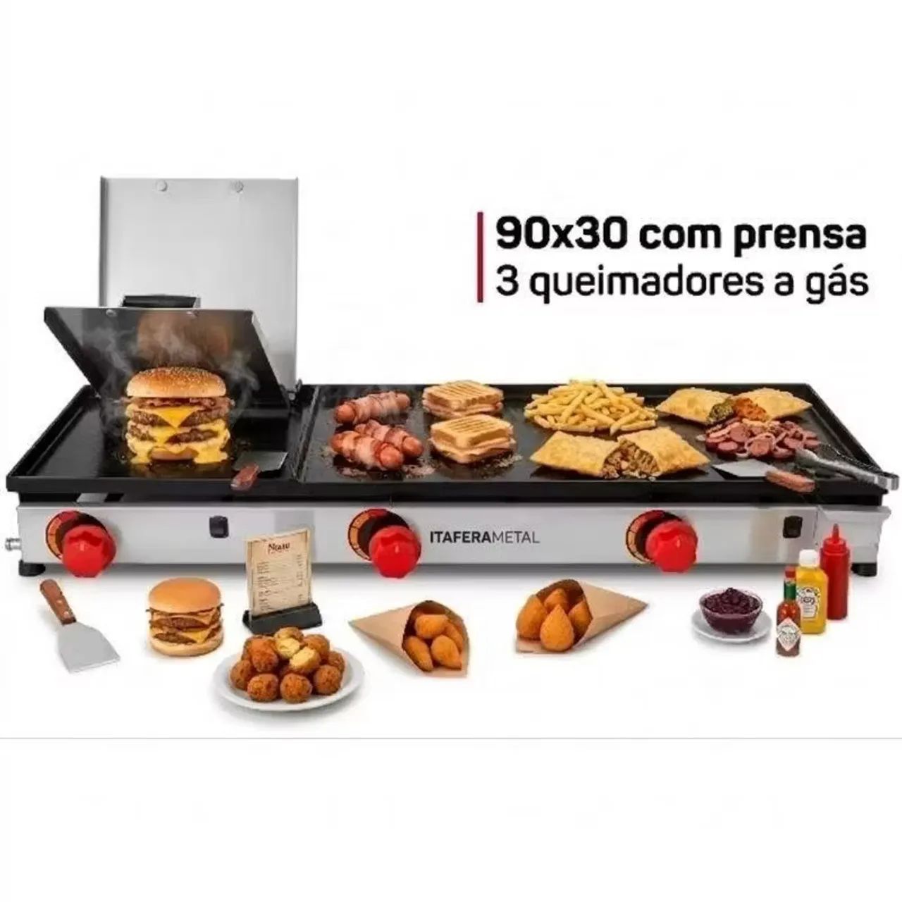 Chapa de hambúrguer 