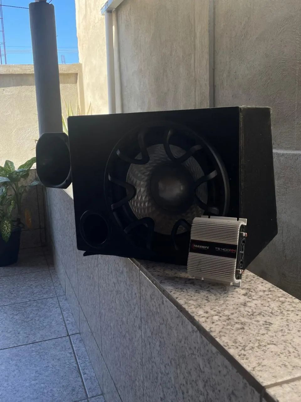 Bravox Uxp 12 Polegadas 500w Caixa Dutada+corneta  com módulo afiação tudo - Foto 2