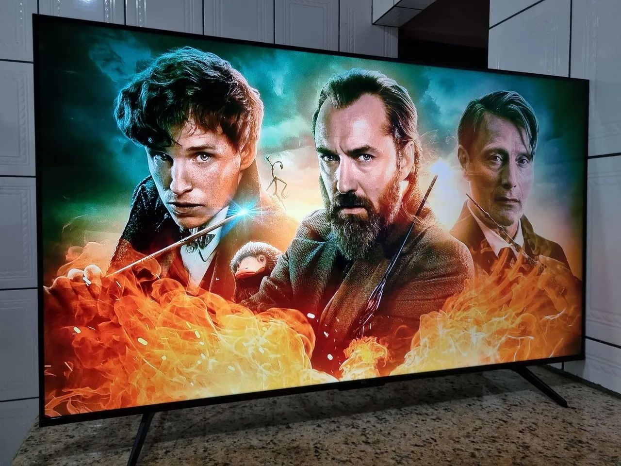 Tv smart 55" TCL Android Google 4k com comando de voz integrado  - Foto 4