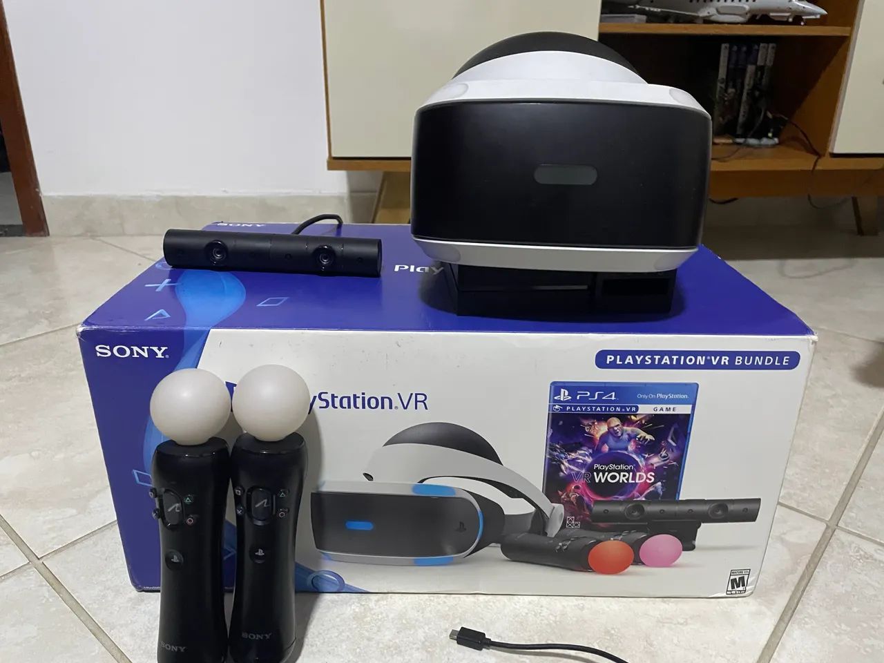 PlayStation VR PS4 e PS5 completo PSVR