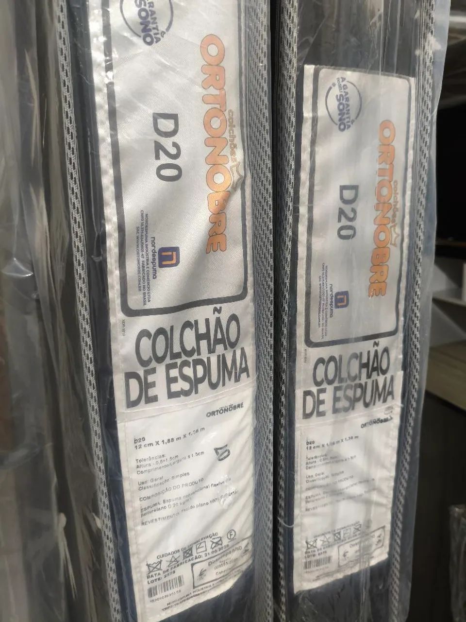 Colchão casal D20 12cm novos 299$
