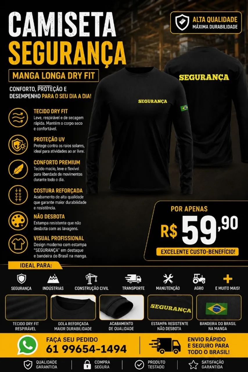 Camiseta de Segurança