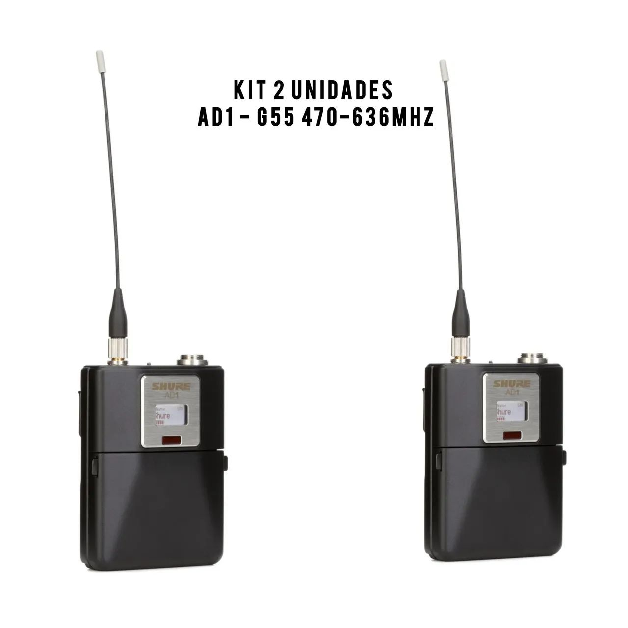 Bodypack AD1 Shure Original Axient Digital G55 470-636MHz ( para microfones )