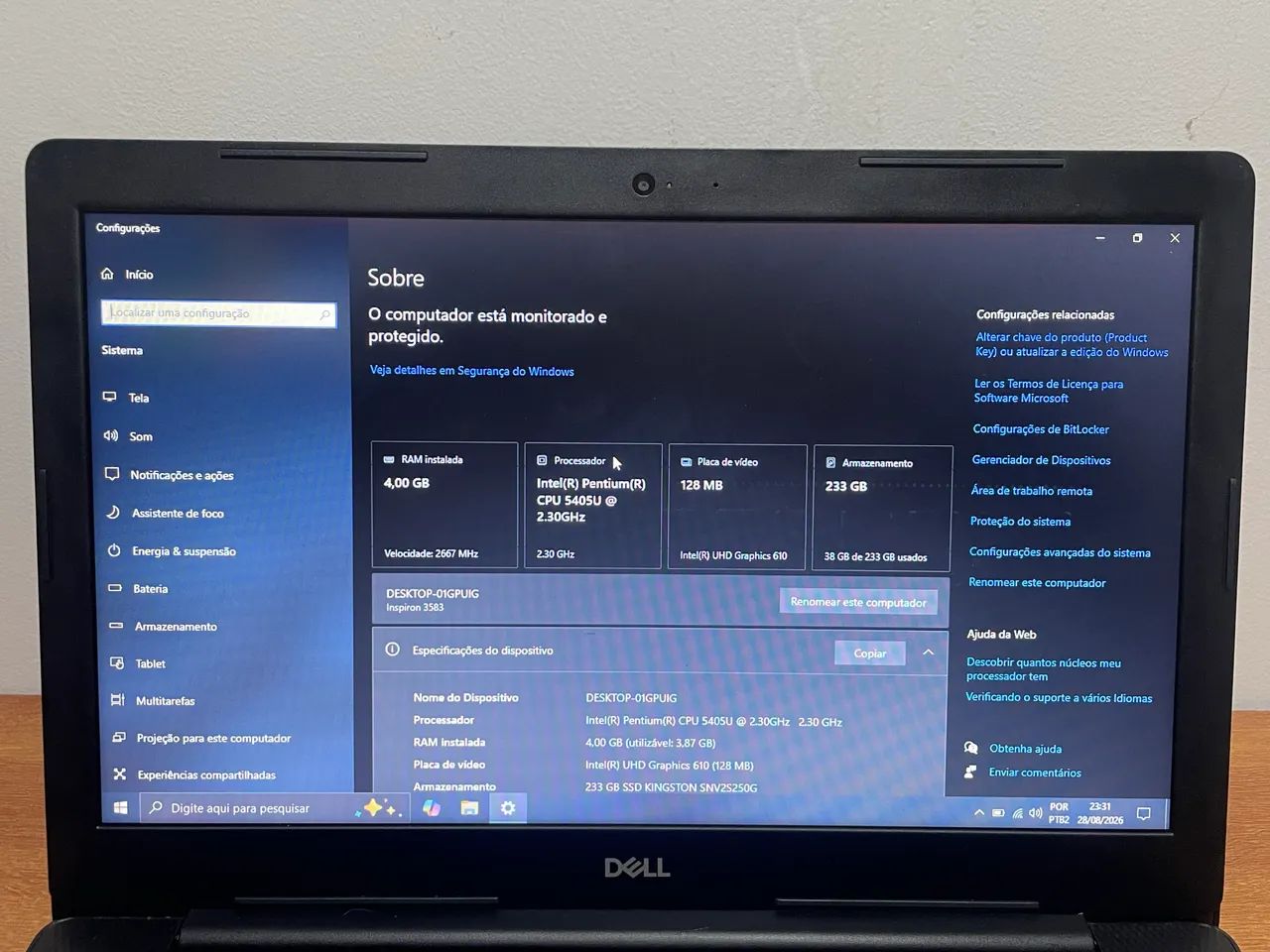 Notebook Dell Inspiron 15 / 2019 - Foto 3