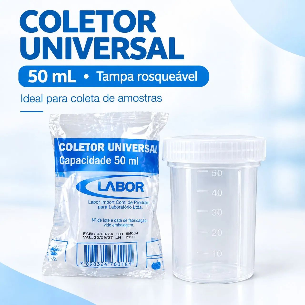 Coletor Universal 50 mL