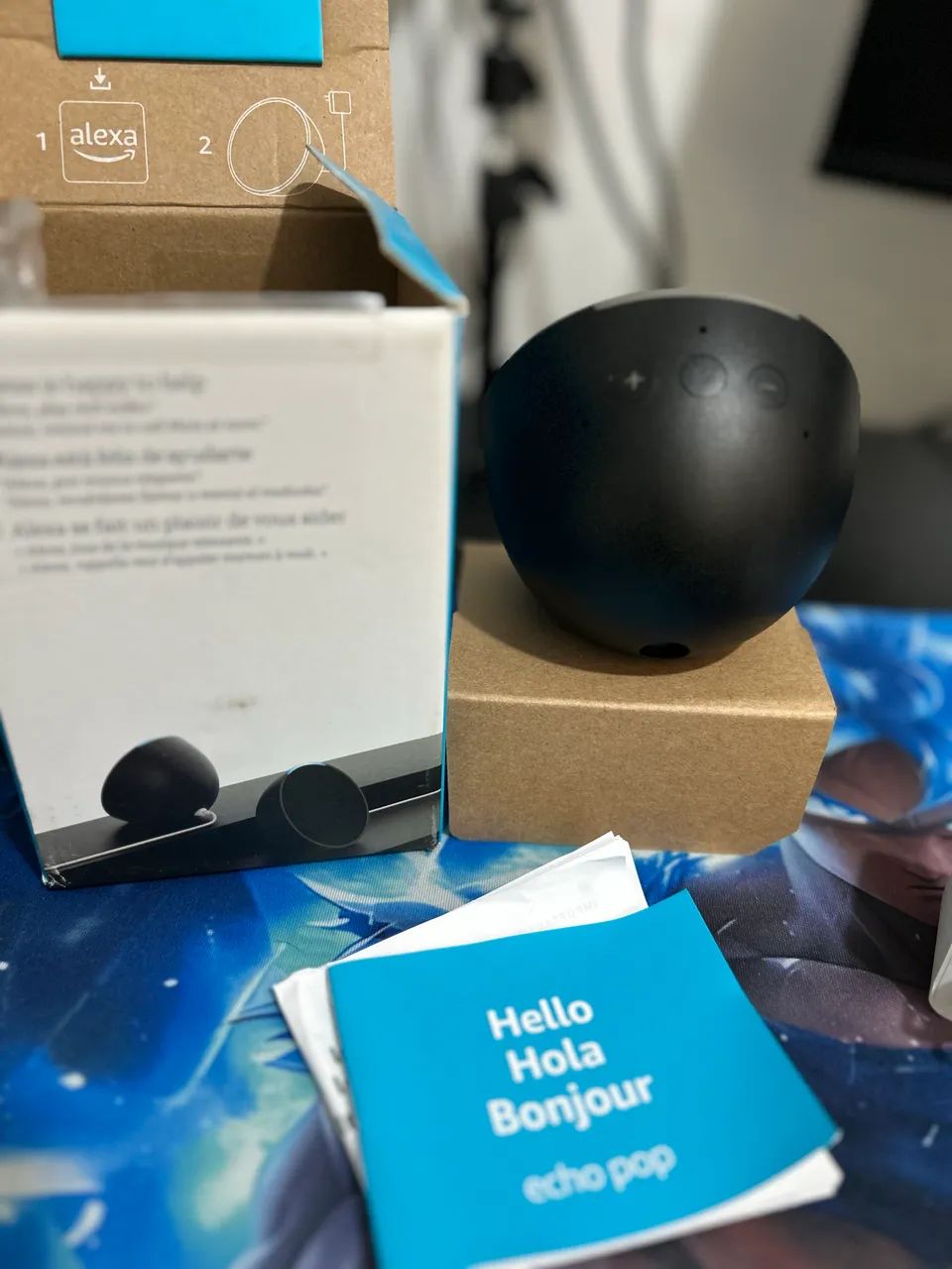 Amazon Echo Pop com Alexa (Preta). Com NF. - Foto 5