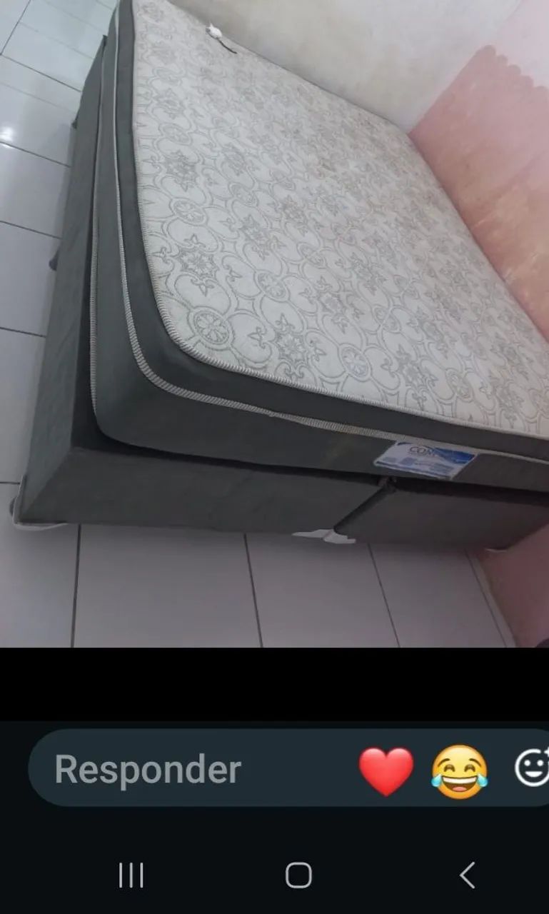 Cama queen,em perfeito estado
