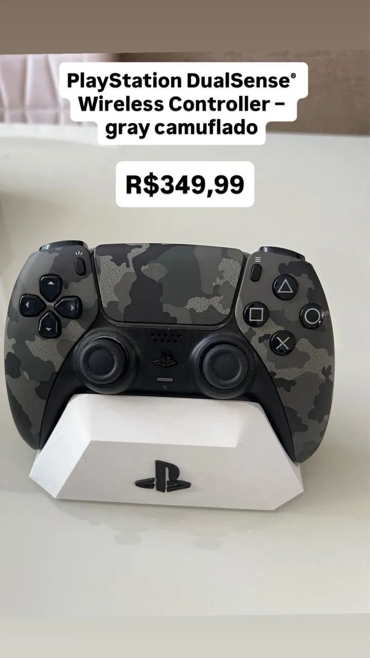 Dualsense PlayStation 5 - camuflado gray