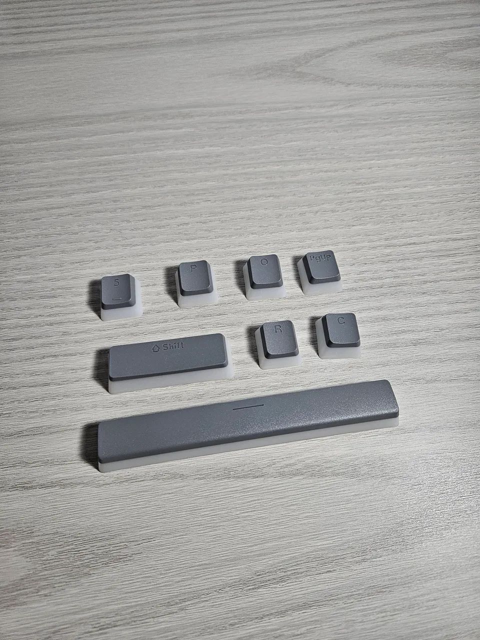 Keycaps/teclas pudding cinza - Foto 2