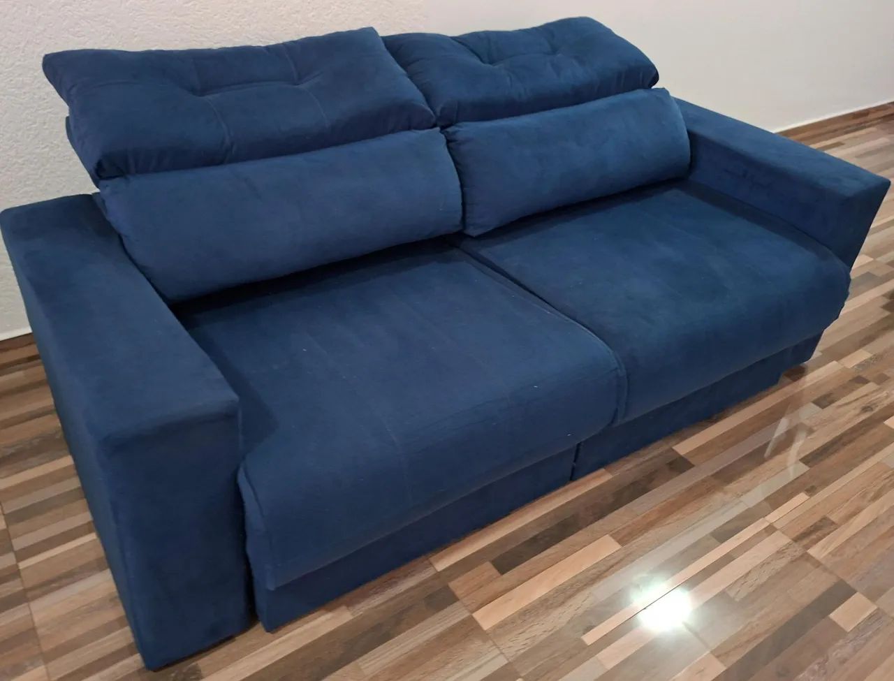 Sofá Retrátil E Reclinável, 1.90 Metros - ENTREGA GRÁTIS - Foto 2