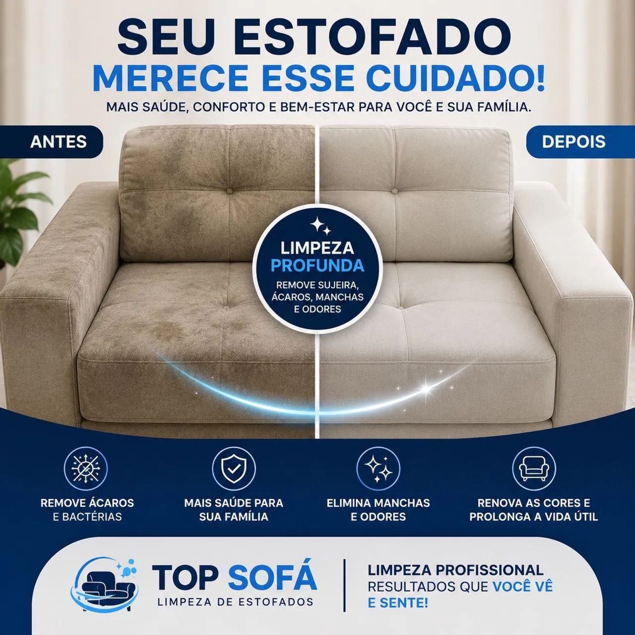 Limpeza de estofados - Foto 2