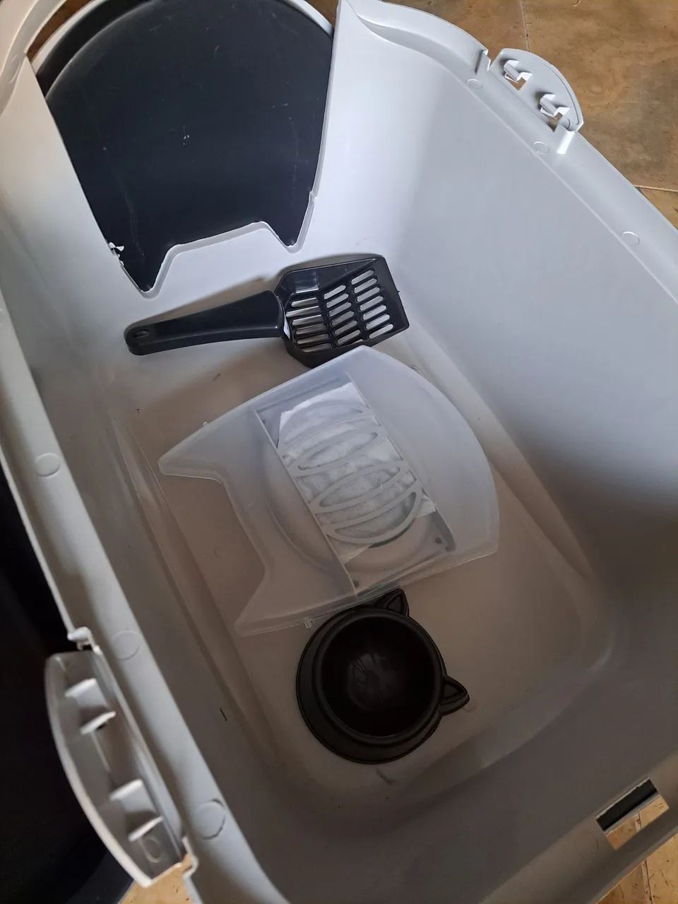 Kit 2 caixas de areia + 2 pás + 4 potes - Foto 2