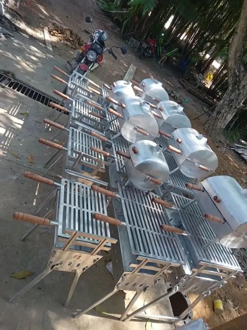 CHURRASQUEIRAS EM ALUMÍNIO FUNDIDO! - Foto 2