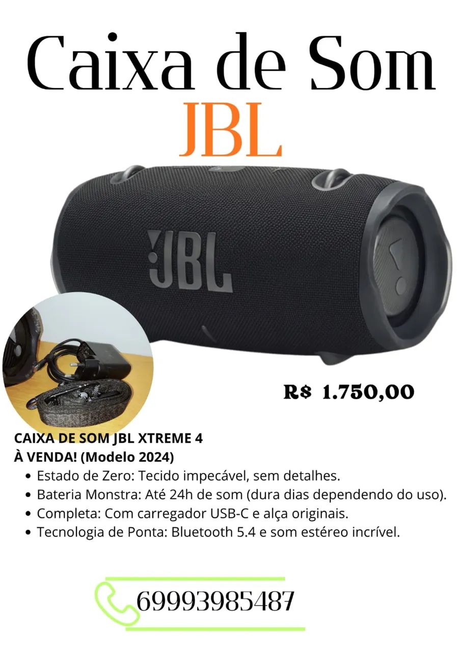 JBL XTREME 4 ( aberto a negociar)