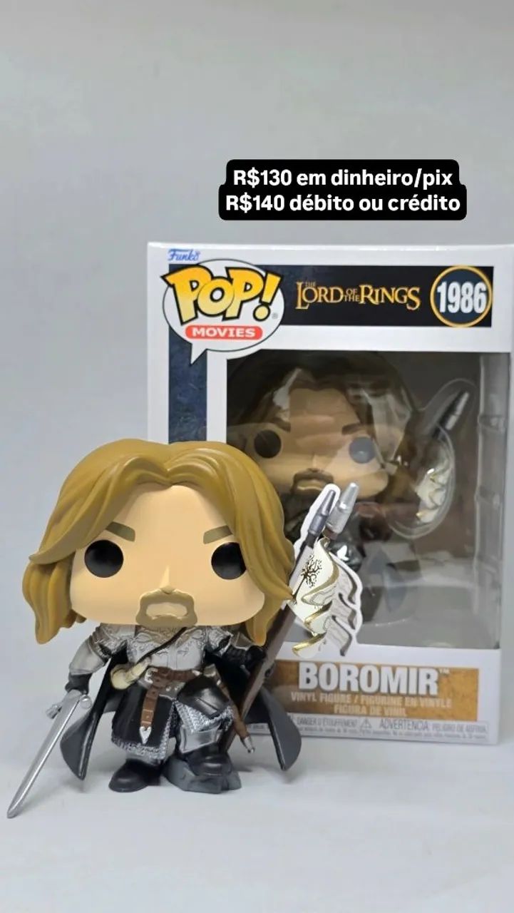 Funko Boromir senhor dos aneis