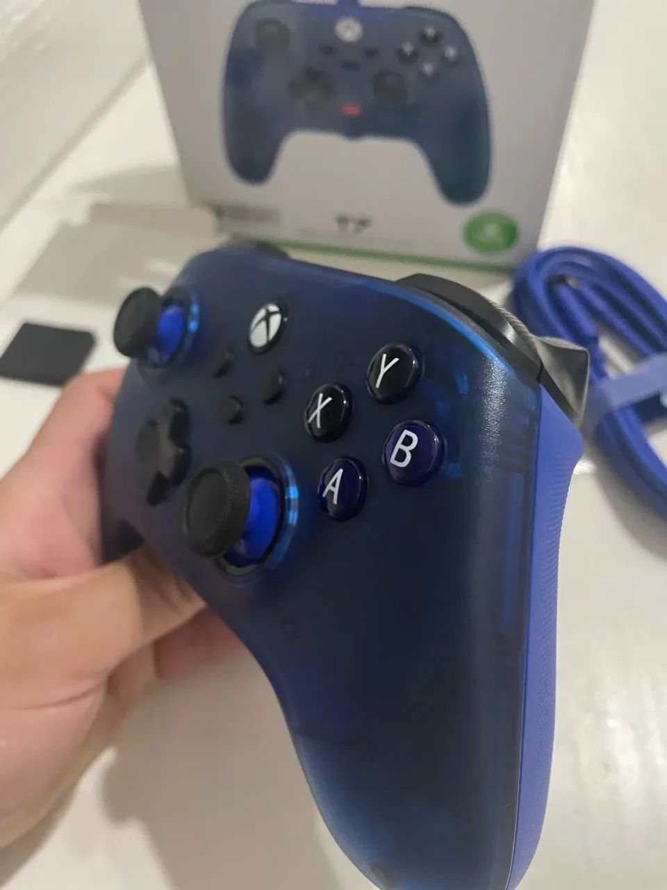 CONTROLE XBOX BLUE SAPPHIRE - Foto 3