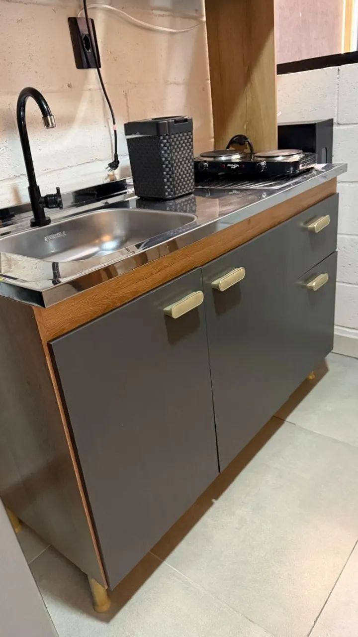 Cozinha Modulada + Pia COMPLETA - 6 Meses de Uso - Foto 5