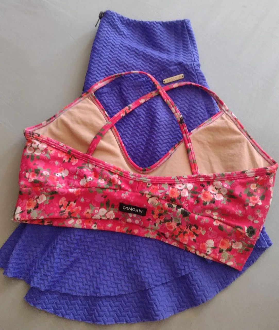 Kit Academia (Short Saia+Top - 2 Peças)  - Foto 2