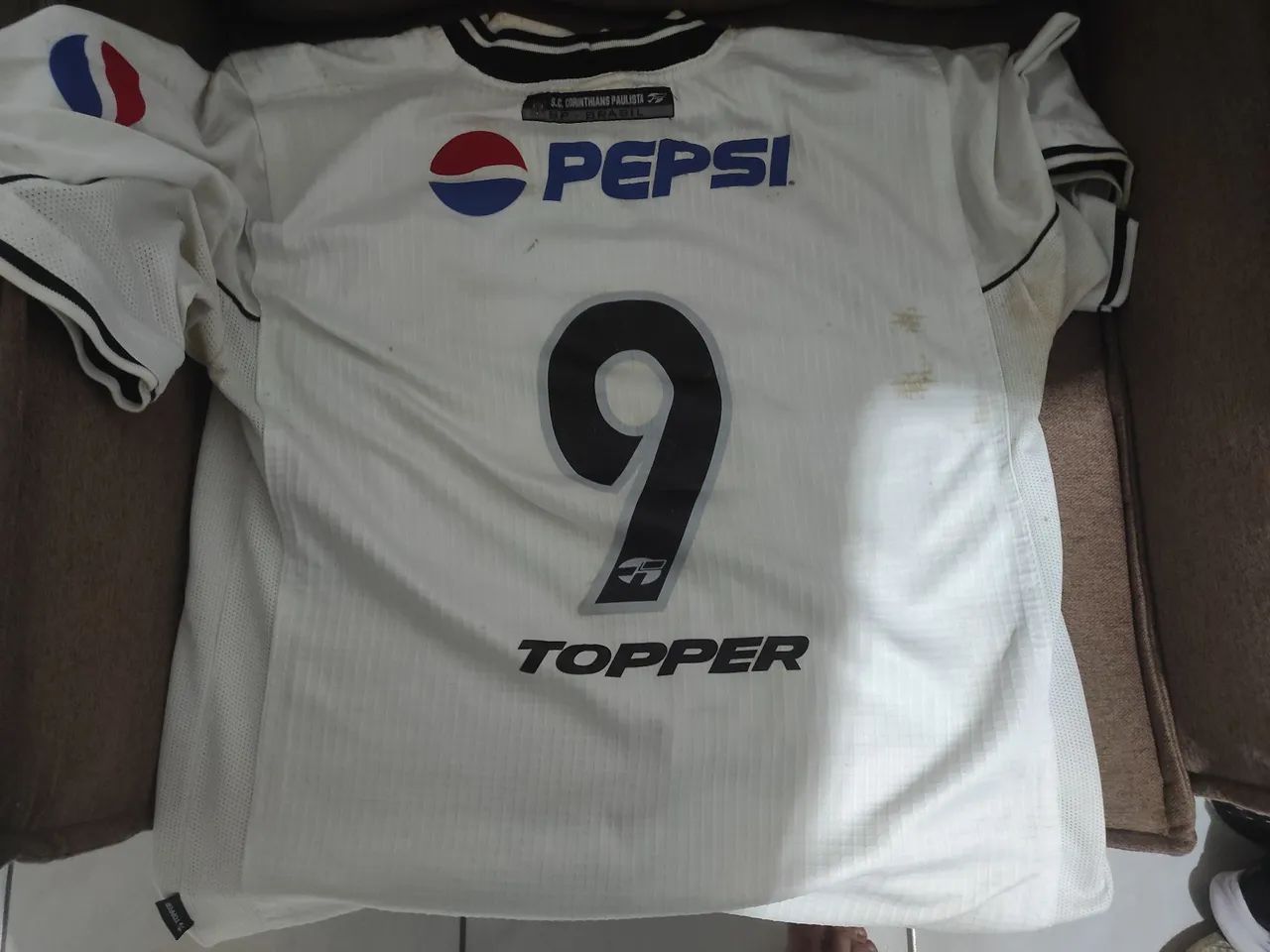 Camisa do Corinthians original de colecionador tamanho G precisando de reforma - Foto 2