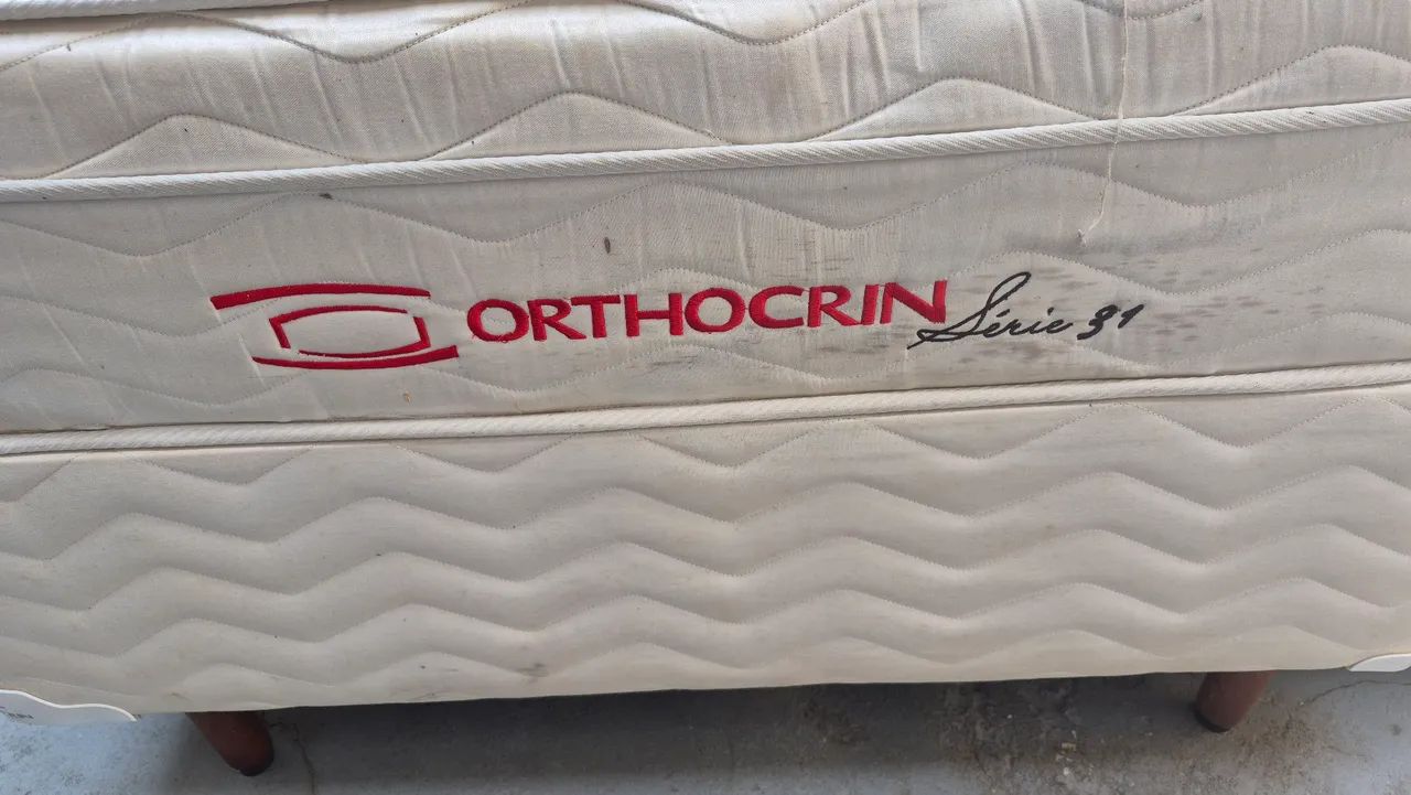 Colchão Orthocrin com cama box viúva 