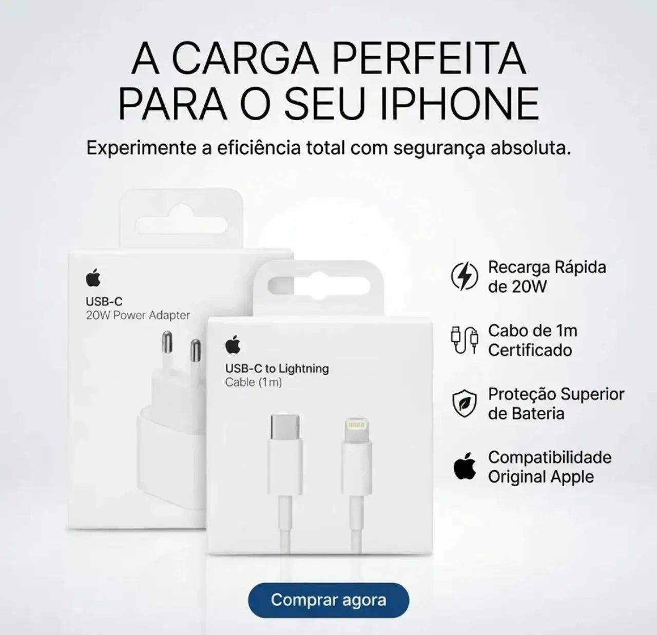 Carregador IPhone Tipo C