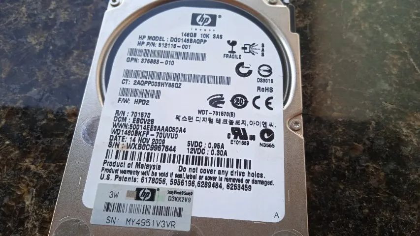 HD HP 146GB (Notebook) - Foto 3