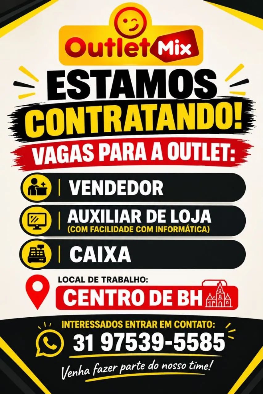Contrata-se Início imediato. 