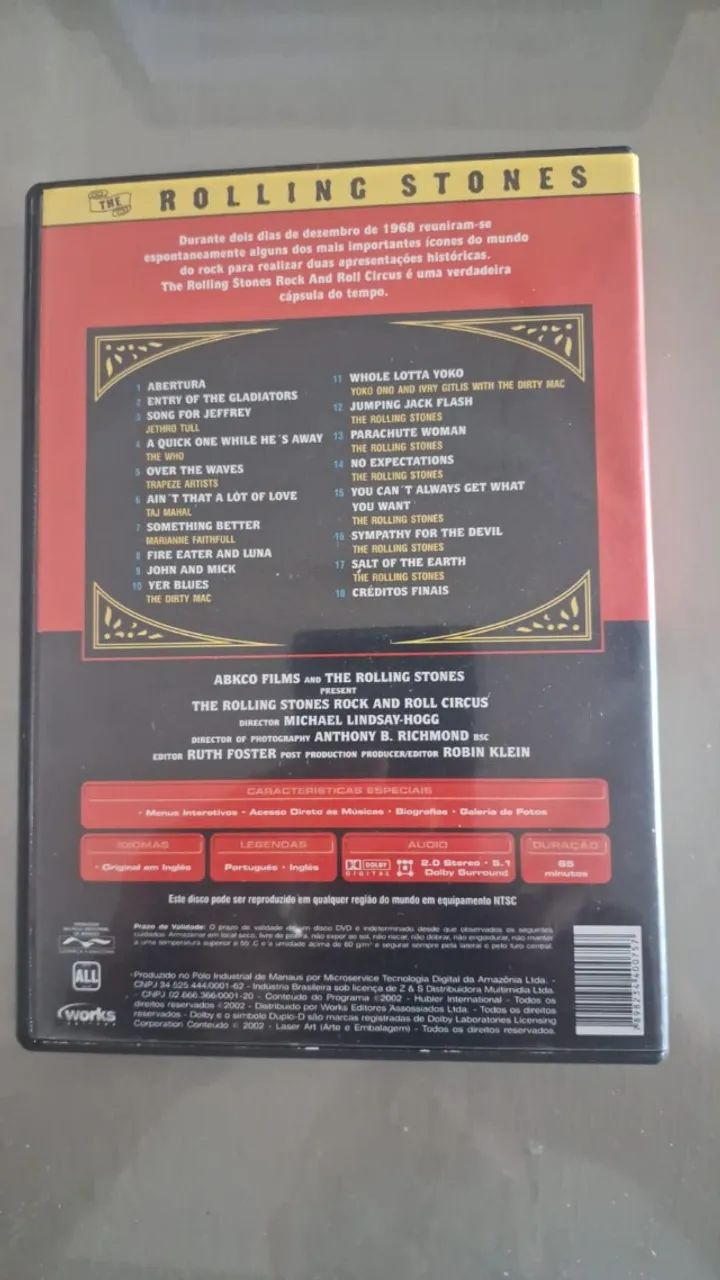 DVD Rolling Stones Circus - Foto 3