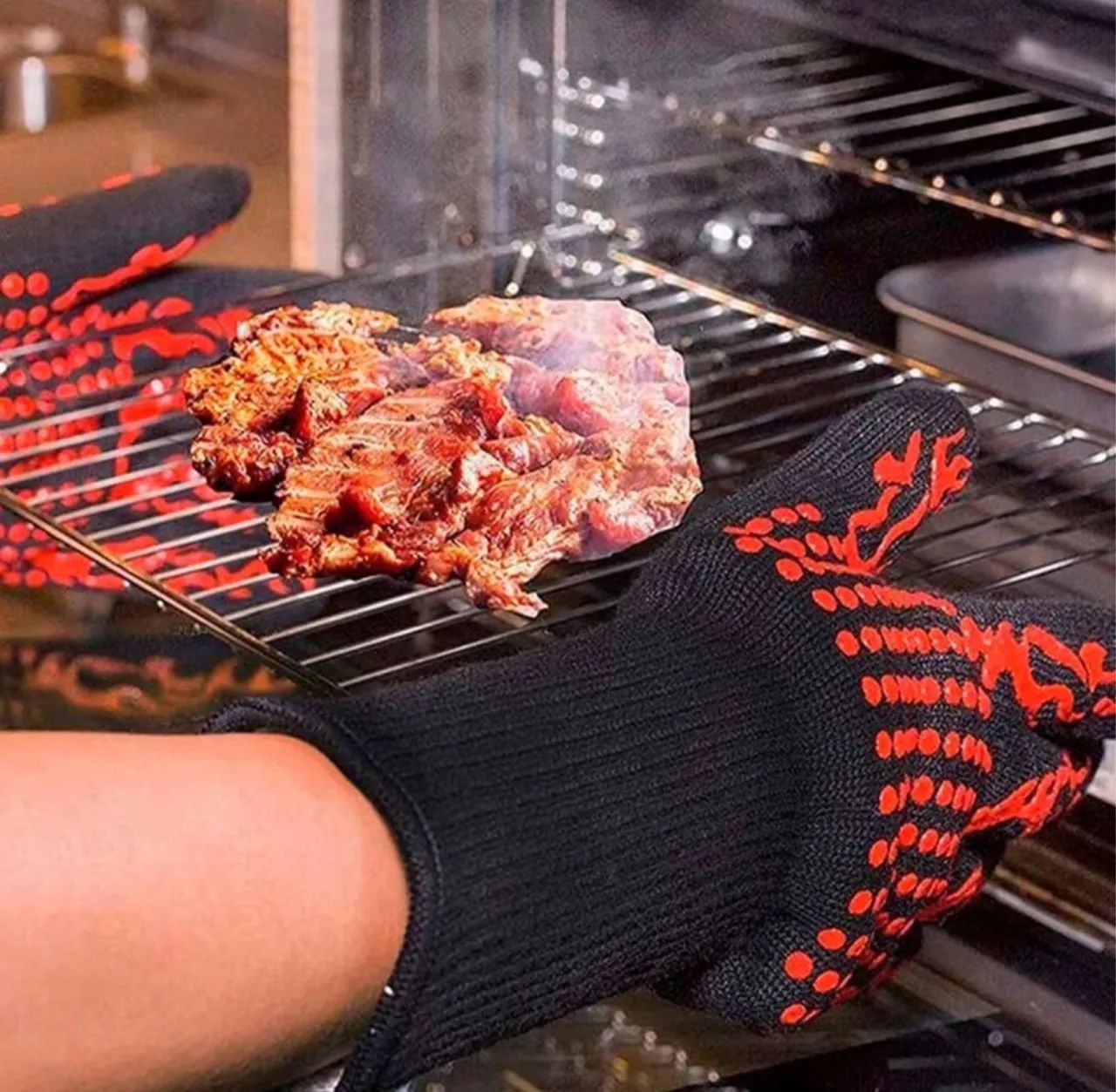Luvas térmicas para churrasco NOVAS  - Foto 5