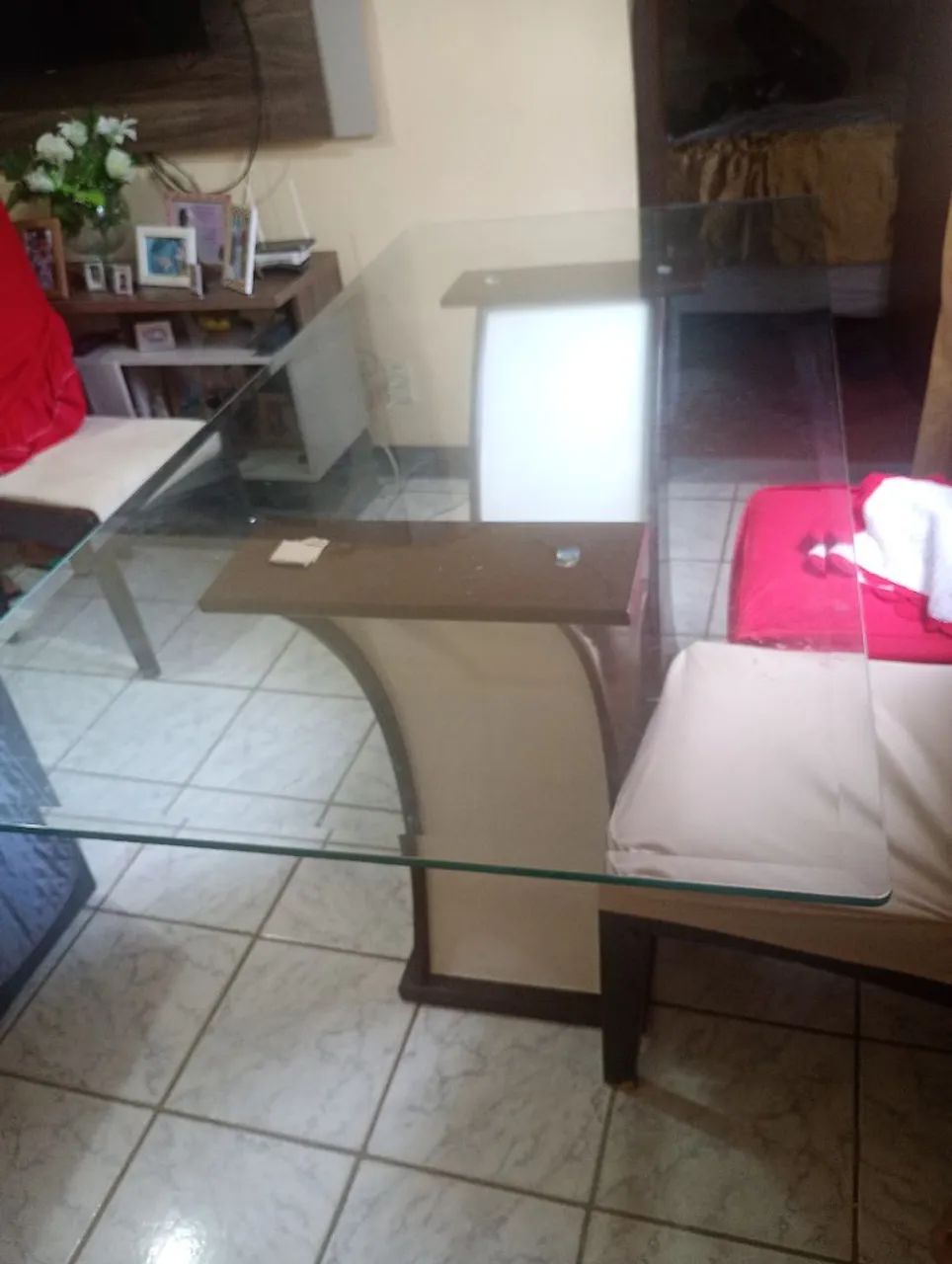 BASE E VIDRO PARA MESA  6 CADEIRAS  - Foto 3