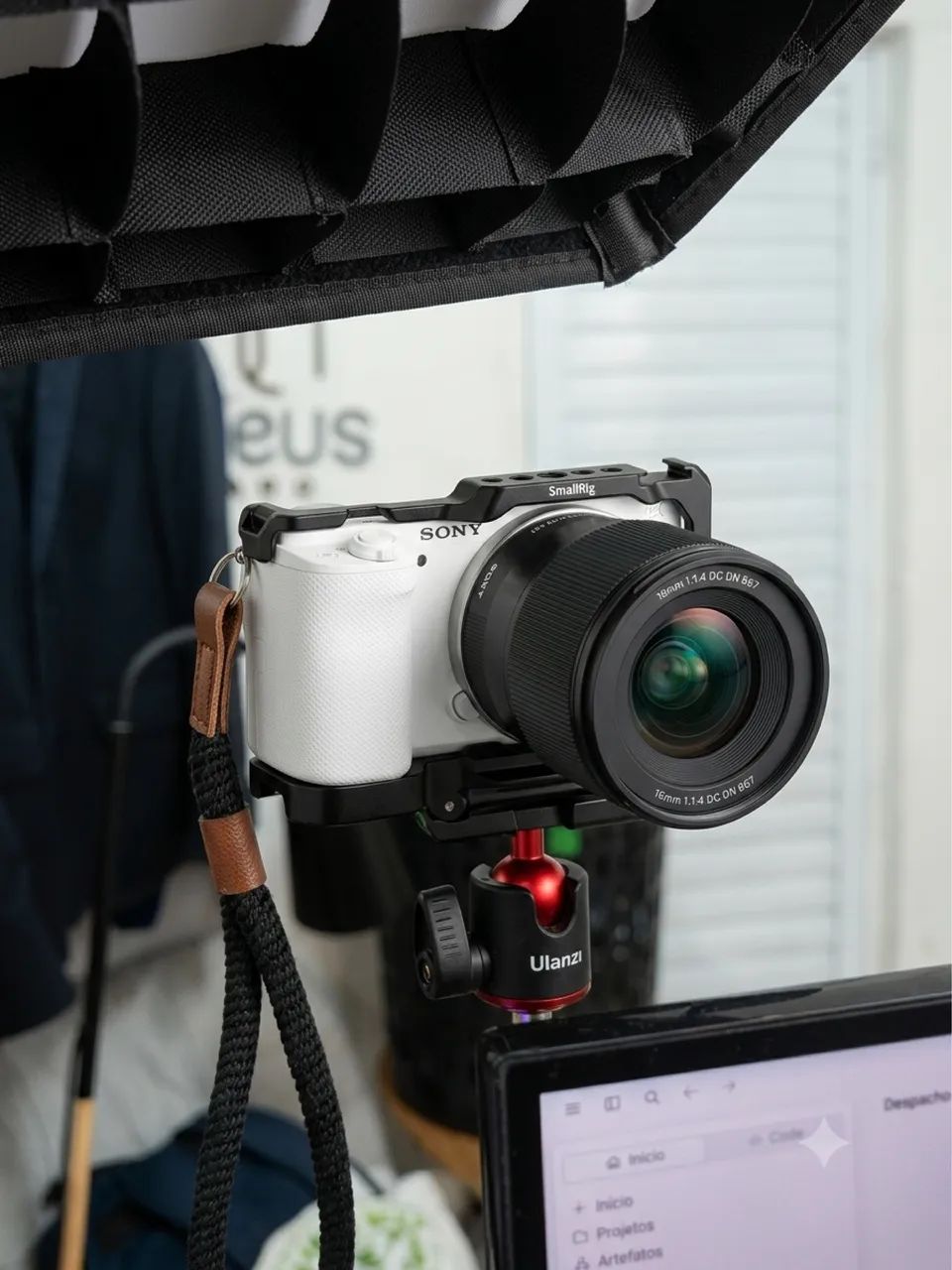 Sony zve10 - branca - raridade - pouco uso - Câmeras e Filmadoras