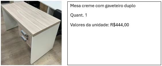 MESA DE ESCRITORIO