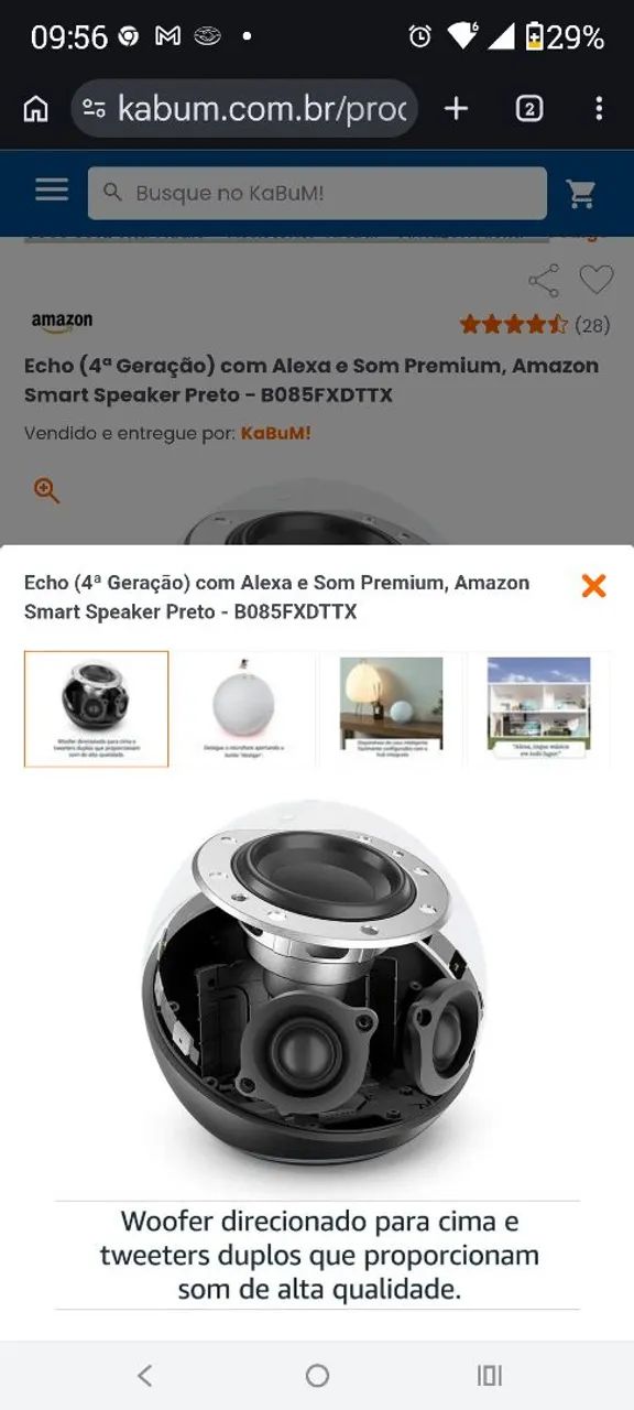 Alexa echo Dot 4 geração  - Foto 5