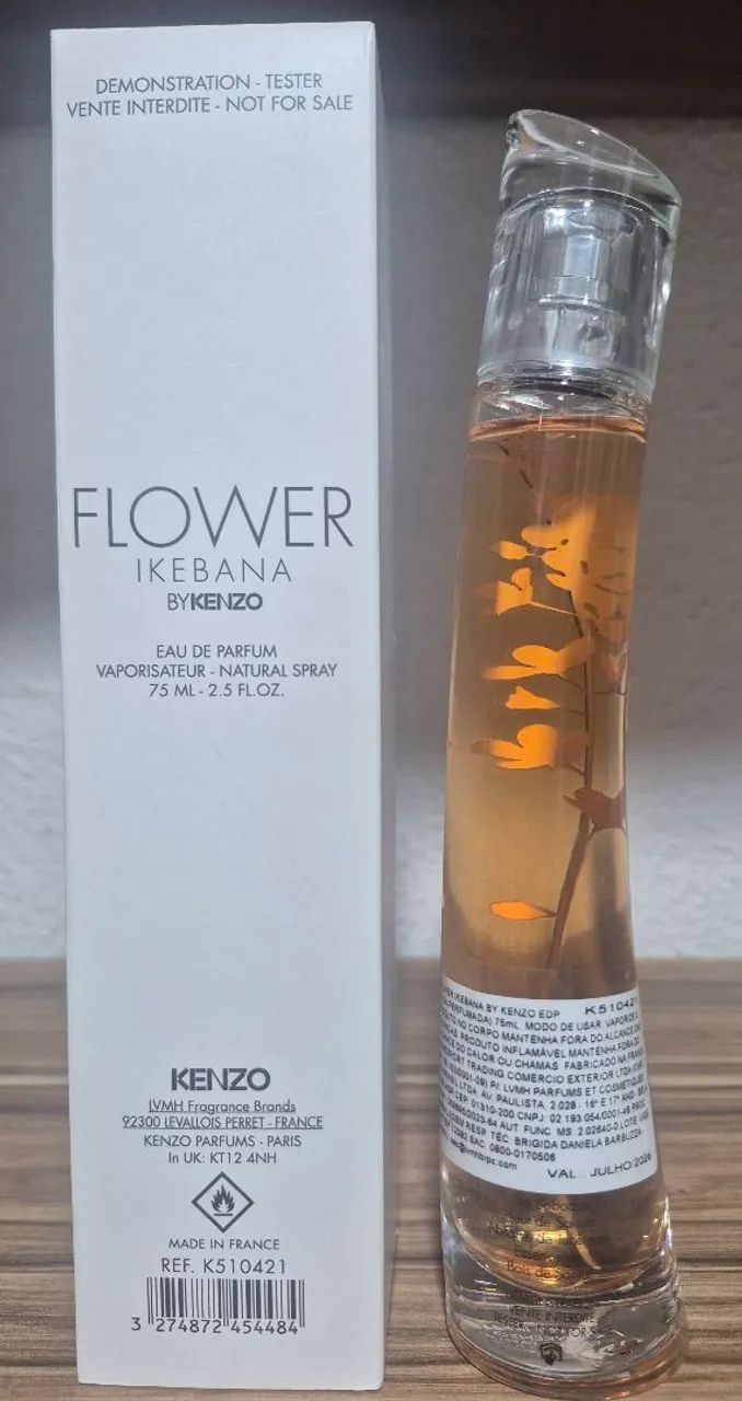 PERFUME KENZO FLOWER IKEBANA EDP 75ML NOVO ORIGINAL  - Foto 2