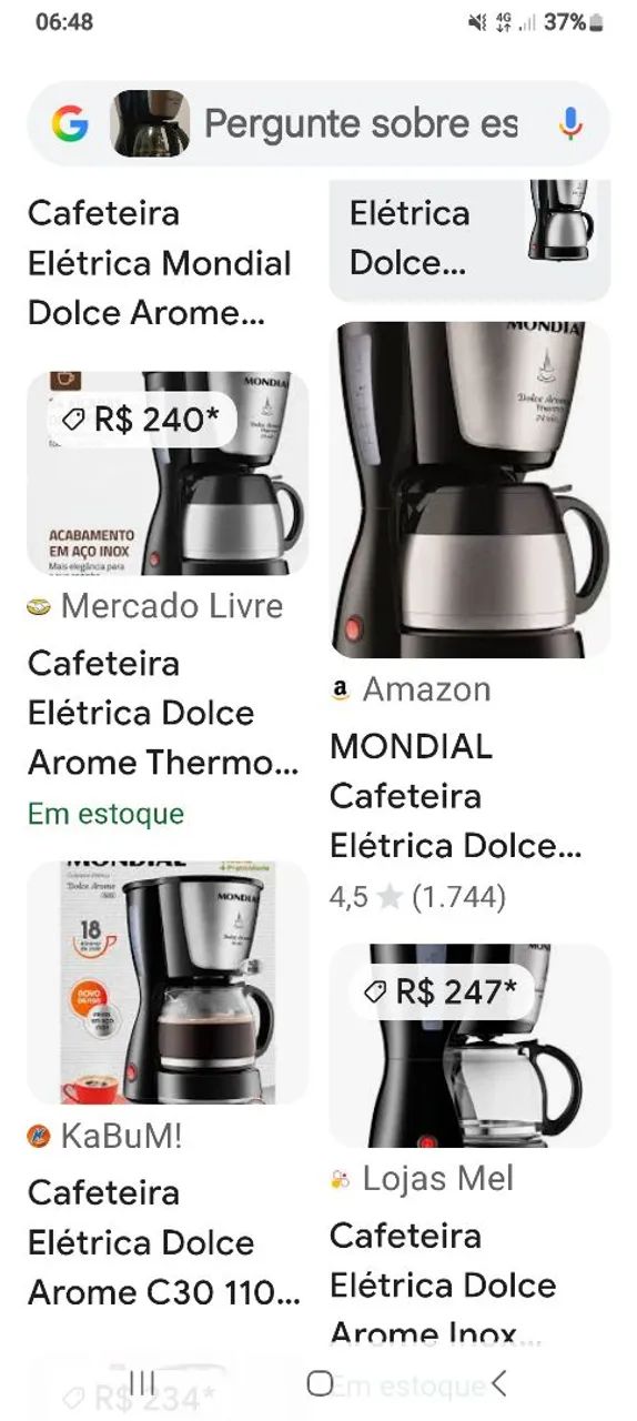 Cafeteira Dolce aroma Mondial  - Foto 6