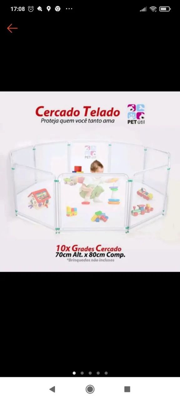 Cercadinho bebê 