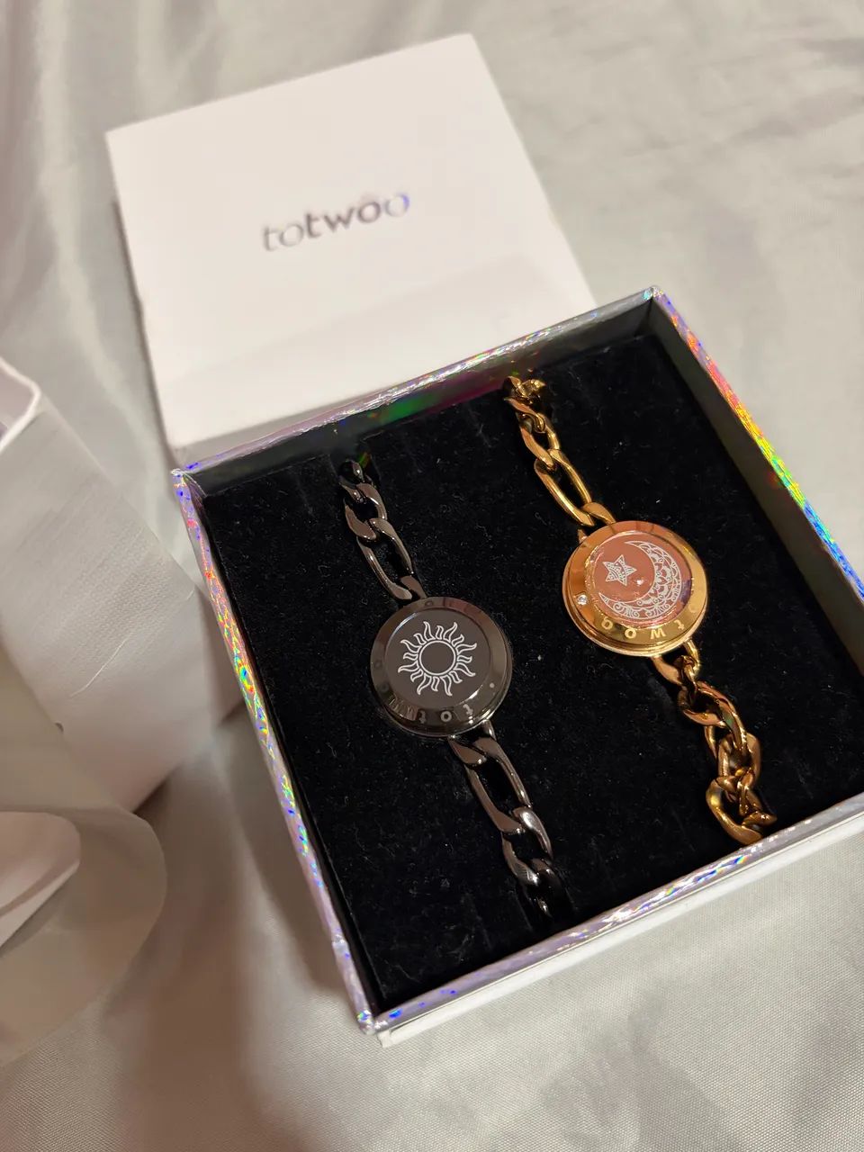 Totwoo pulseiras de toque de longa distância! Ideal para presentear! - Foto 5