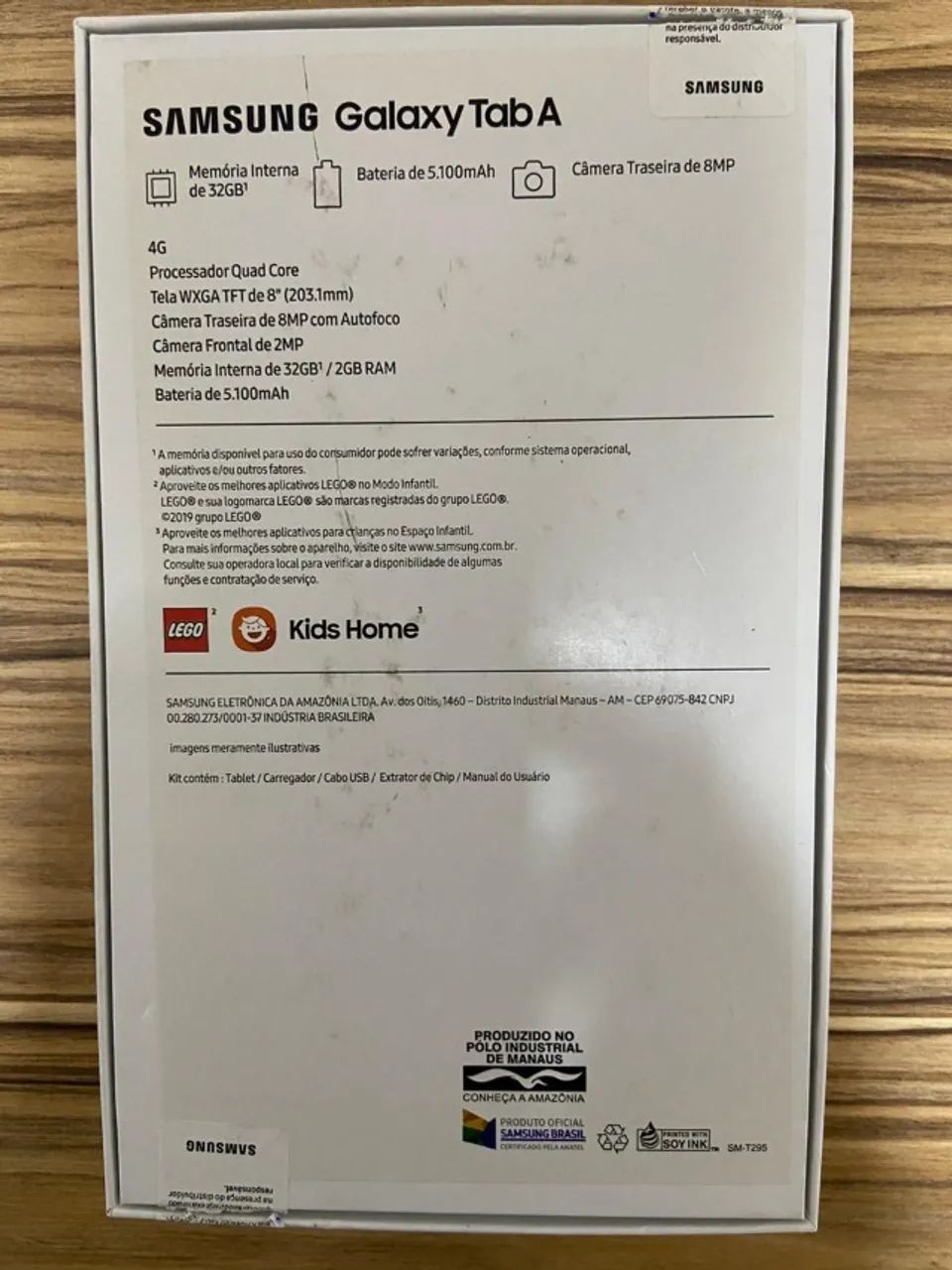 Tablet Samsung Galaxy Tab A T295 32GB 8 Polegadas Celular 4G  - Foto 3