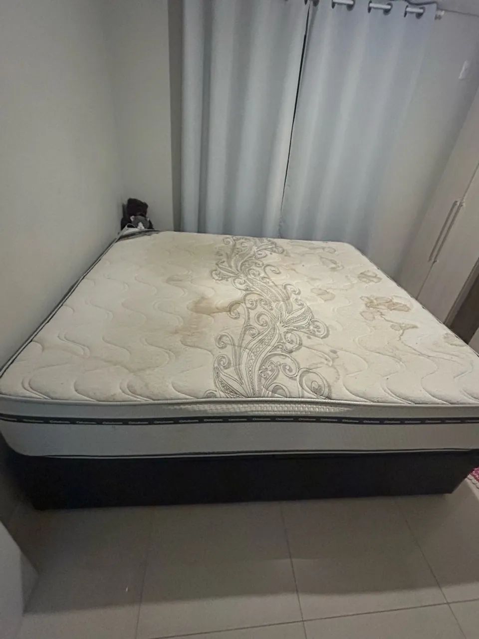 Cama King Base Baú + Colchão  - Foto 4