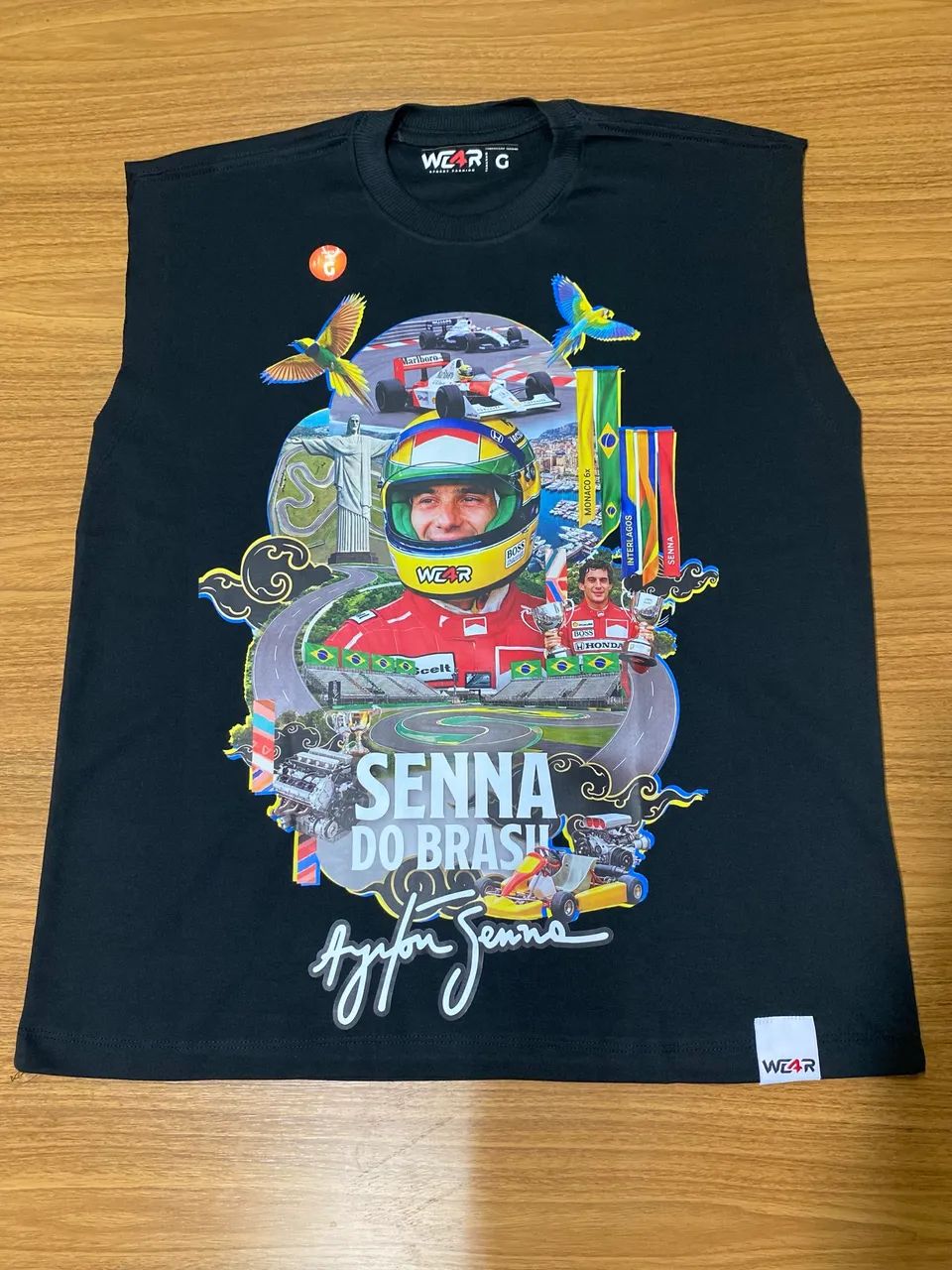 Regata Oversized Ayrton Senna 