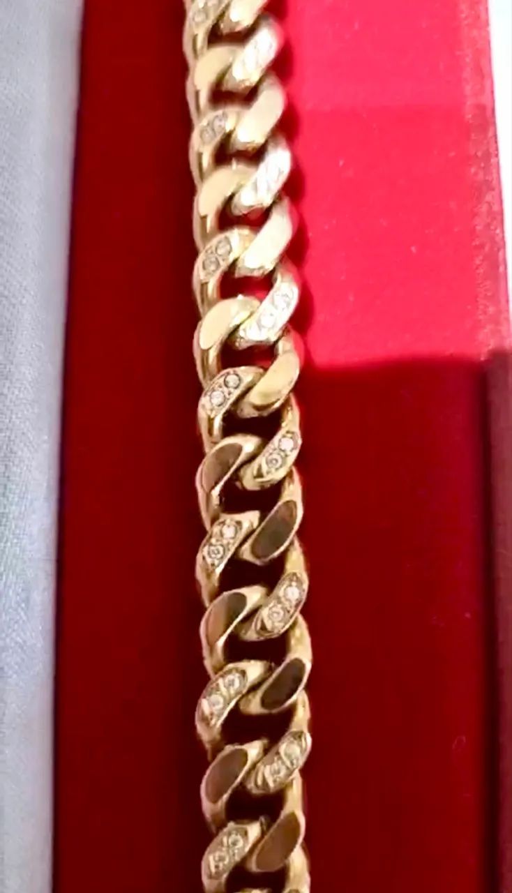 Pulseira em ouro maciço 18K, com 66,6g. - Foto 3