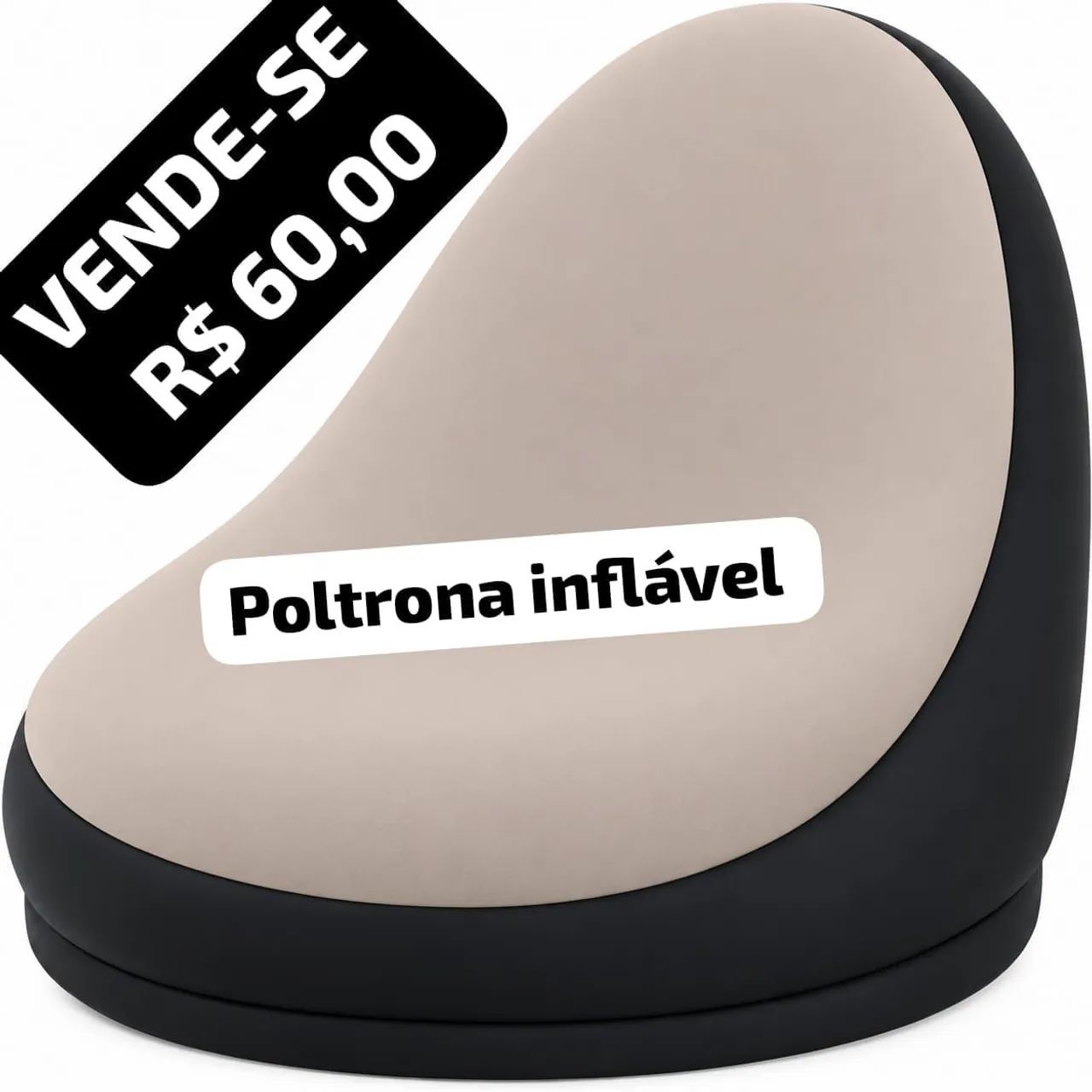 POLTRONA INFLÁVEL E POTES DE VIDRO - Foto 2