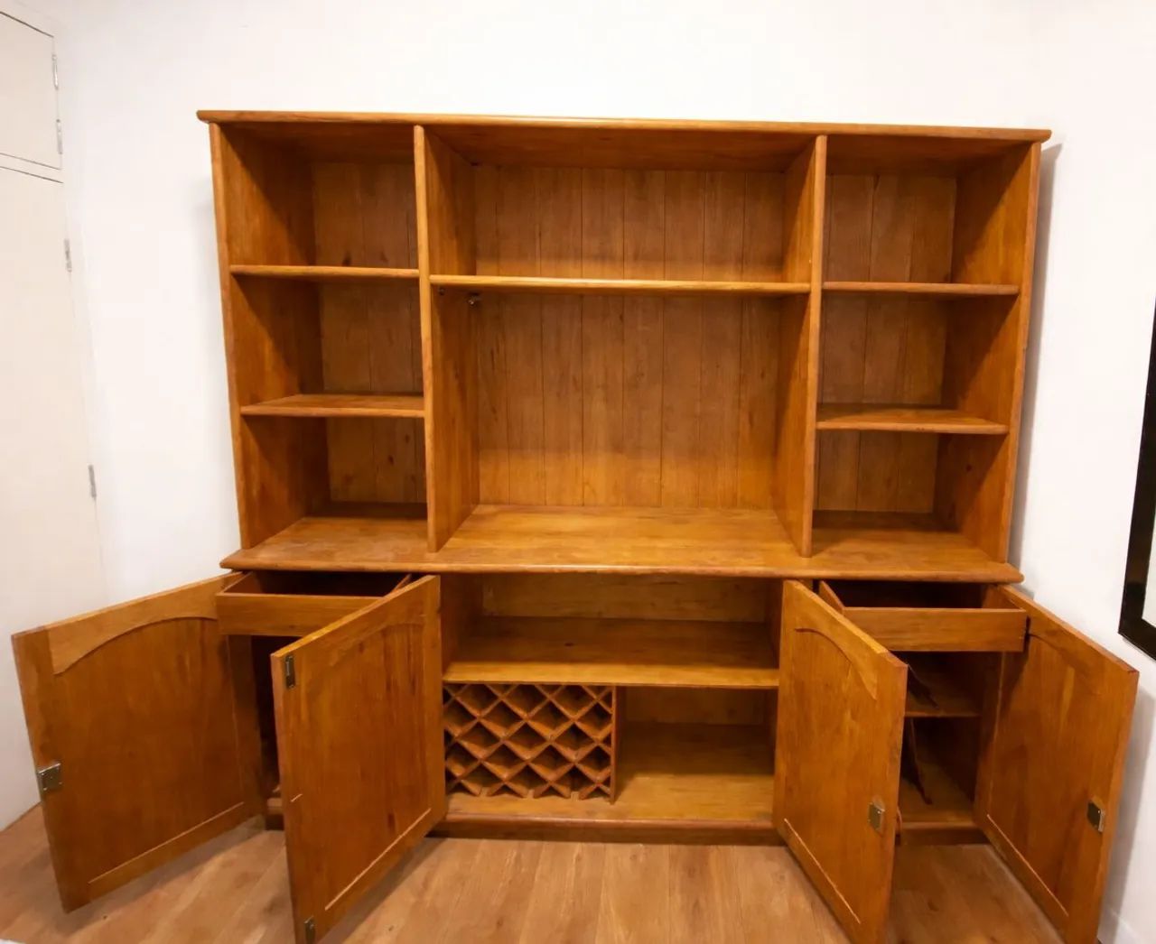 Solid Mahogany Bookshelf