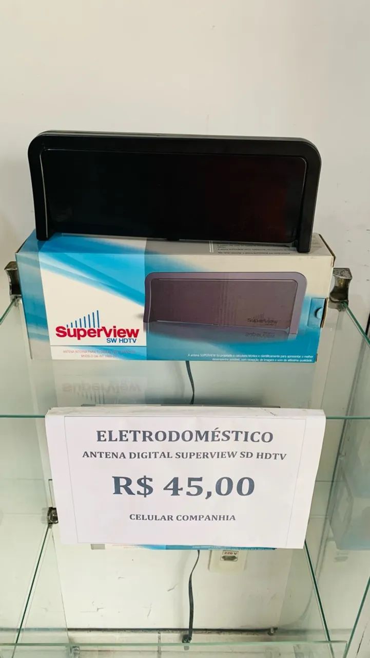 ANTENA DIGITAL SUPERVIEW NOVA COM CAIXA